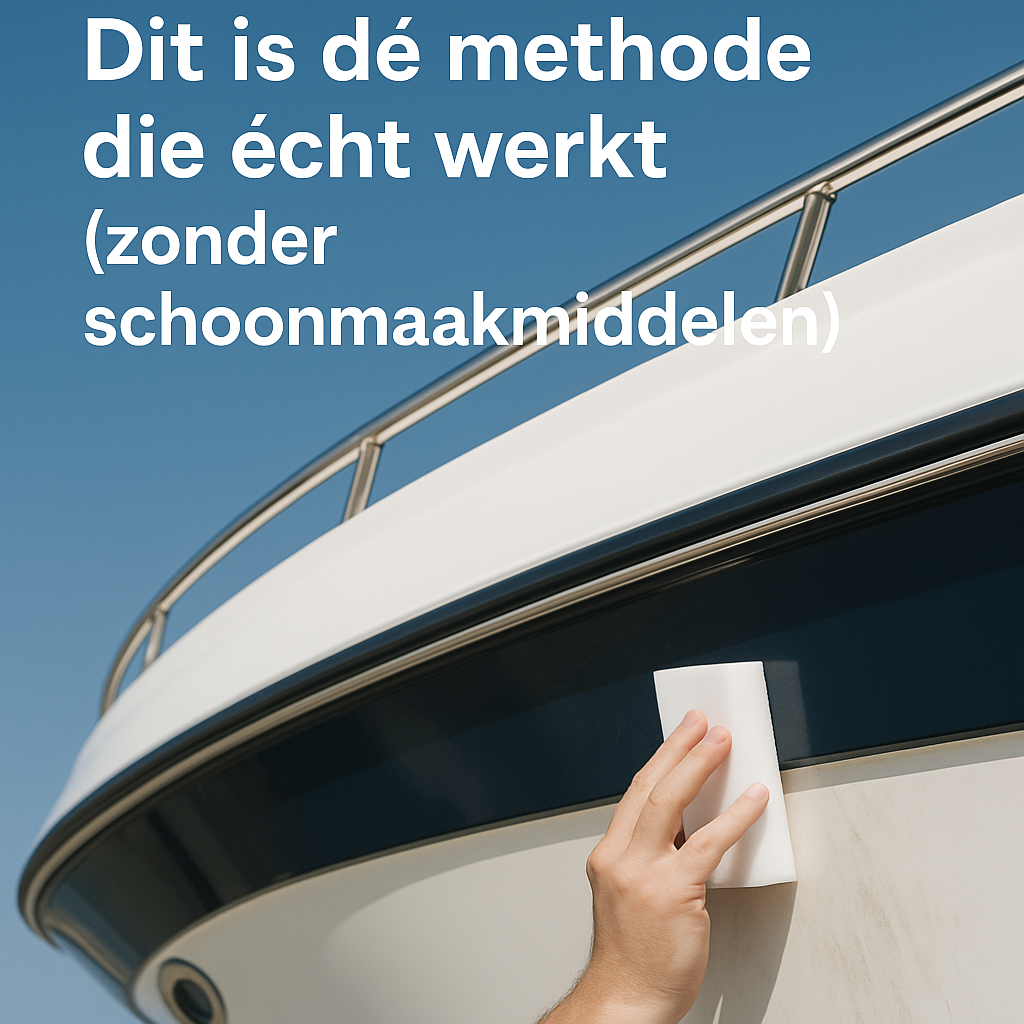 Boot schoonmaken? Dit is dé methode die écht werkt (zonder schoonmaakmiddelen)